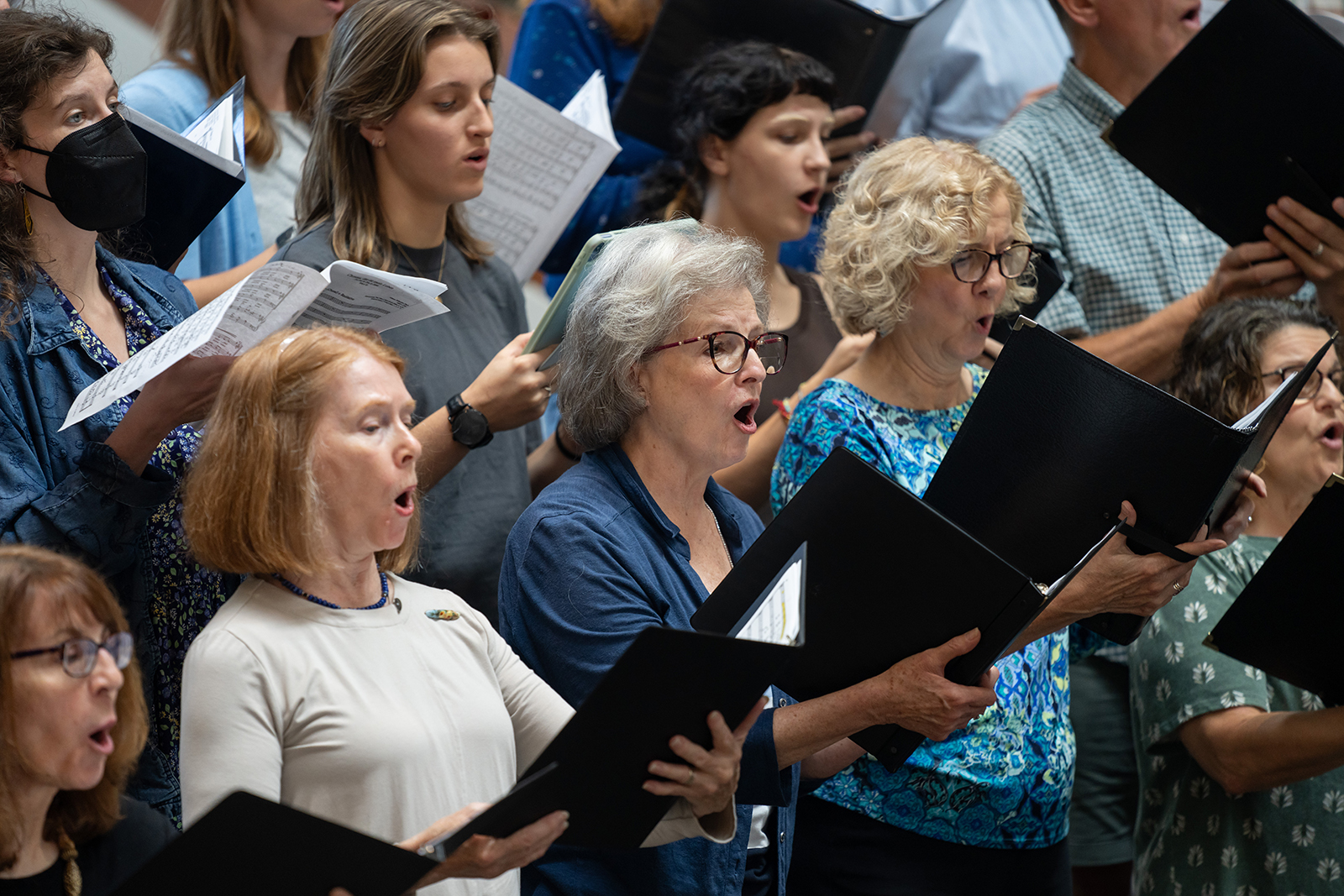 Members of the UMD Summer Chorus Concert perform in concert.