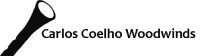Logo reading Carlos Coelho Woodwinds