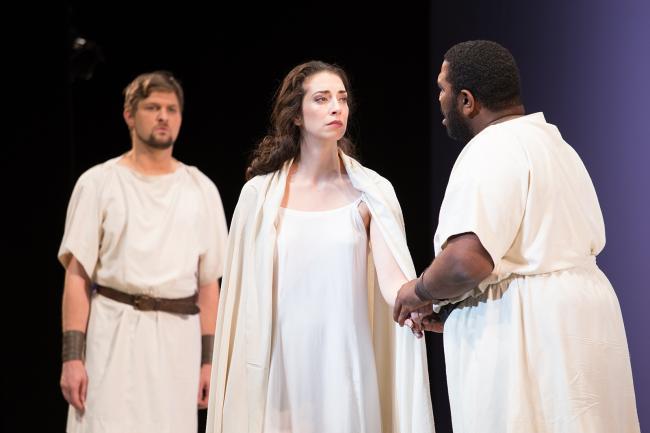 Maryland Opera Studio members perform in the Rape of Lucretia at The Clarice.